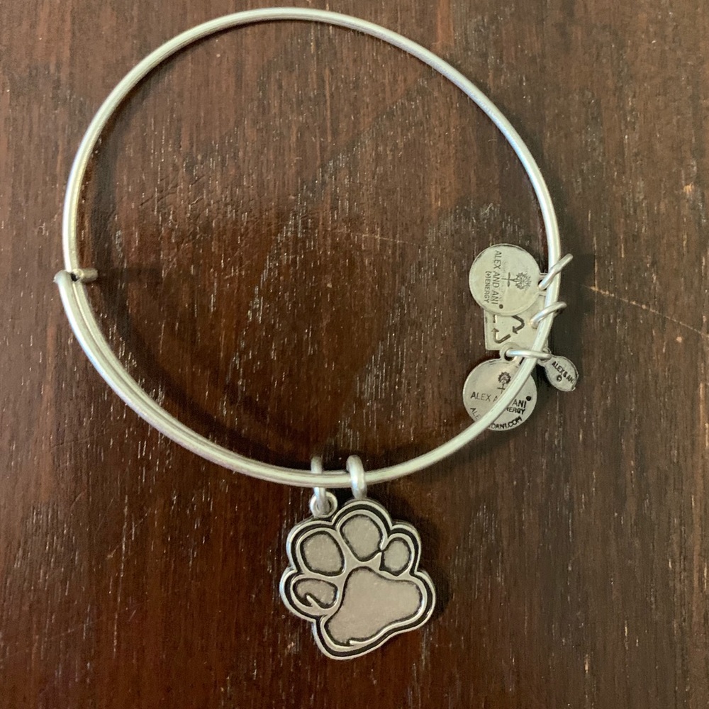 Alex and Ani Dog/Cat Paw Bracelet